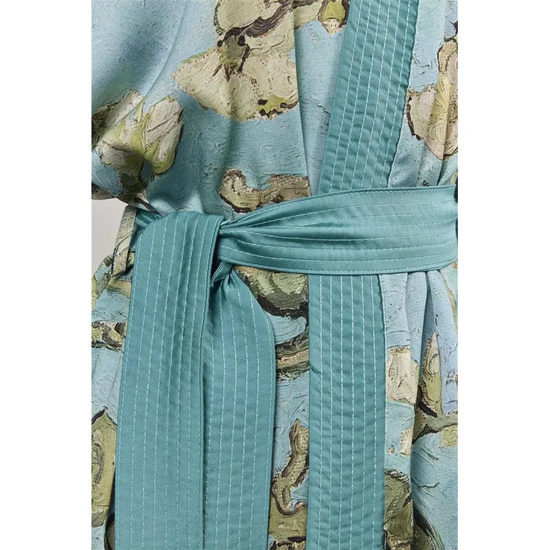Beddinghouse x Van Gogh Museum Heimtextilie Ba mantel Almond Blossom Kimono_Blue_UV_UV_S/M S/M S/M cm x cm blau