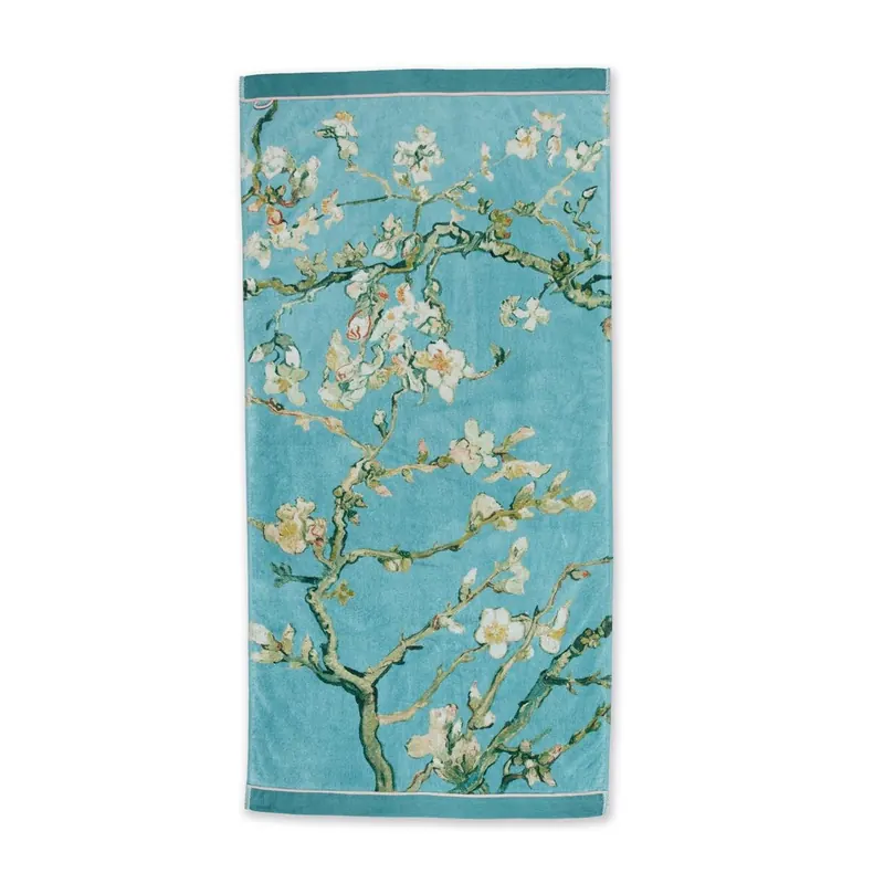 Beddinghouse x Van Gogh Museum Heimtextilie Duschtuch Blossom Towel_Blue_UV_UV_70x140 1 Duschtuch 70 cm x 140 cm blau