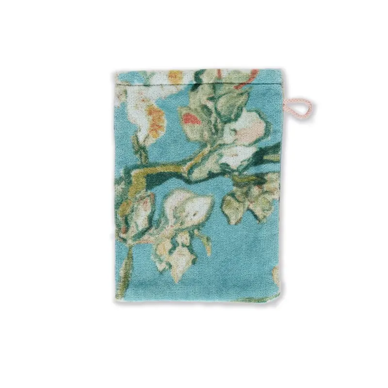 Beddinghouse x Van Gogh Museum Heimtextilie Waschlappen Blossom Towel_Blue_UV_UV_16x22 3 x Waschlappen 16 cm x 22 cm