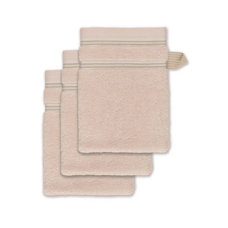 Beddinghouse x Van Gogh Museum Heimtextilie Waschlappen Fleurir Towel Off-white Set a 3 Stk 16x22 weiß