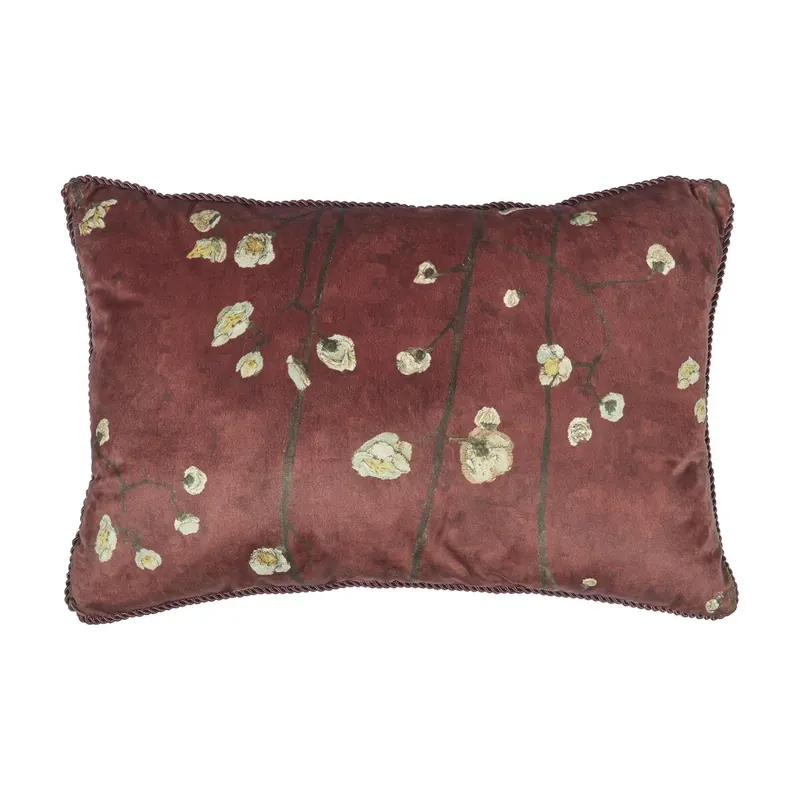 Beddinghouse x Van Gogh Museum Kissen ko Plum Blossoms Cushion_Red_UV_UV_40x60 1 Zier 40 x 60 cm rot