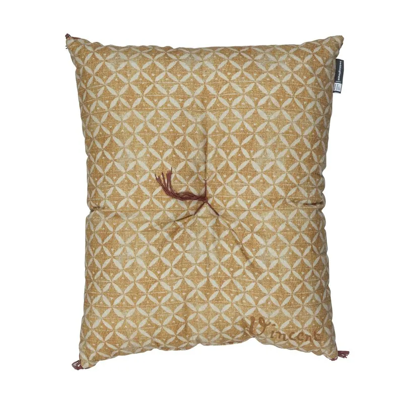 Beddinghouse x Van Gogh Museum Kissen ko Zabuton Cushion_Ochre_UV_UV_50x60 1 Zier 50 x 60 cm gelb