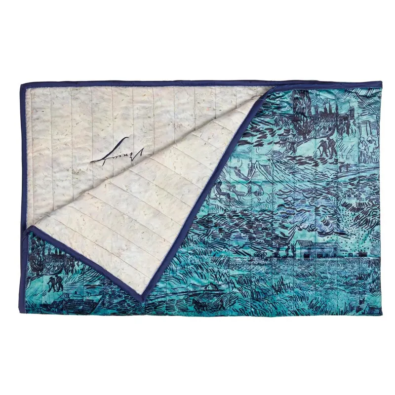 Beddinghouse x Van Gogh Museum Tagesdecke Champ Bl' Bedspr Blue 180x260 blau