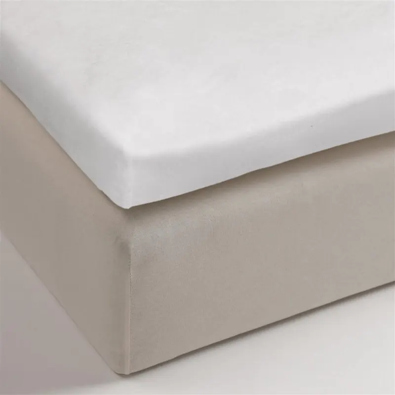 Beddinhouse Baumwolle Heimtextilie , Polyester Matratzenauflage Molton Mf Td White 90/ /220 Cm Hh: 10 Cm 90/ /220 cm