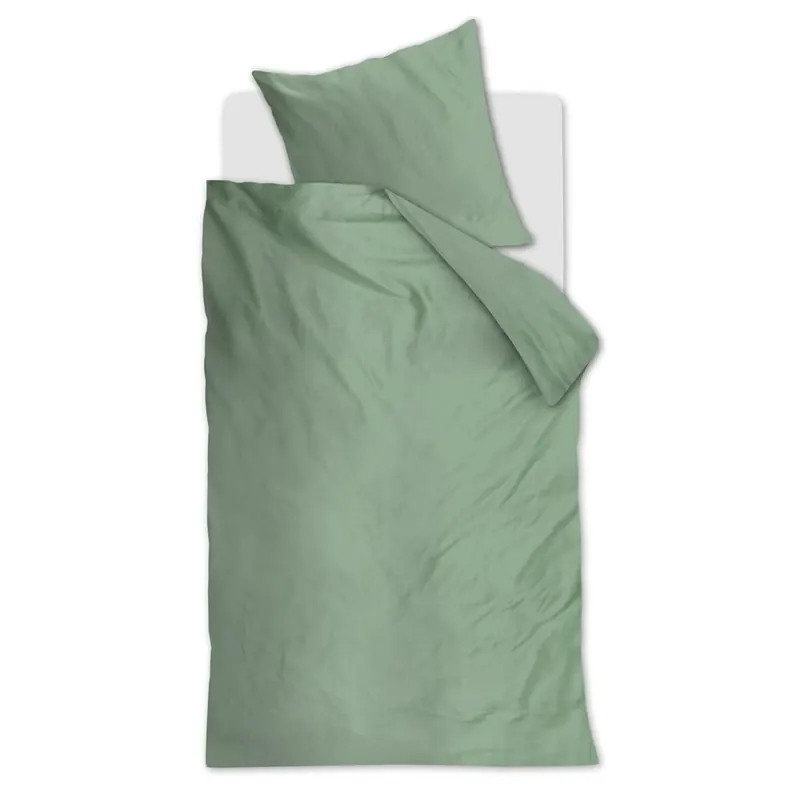Beddinhouse Bettwäsche 70% Cotton, 30% Lyocell, / TC210 Change Green + 1x 1 , 1 Grün 40x40, 127x77