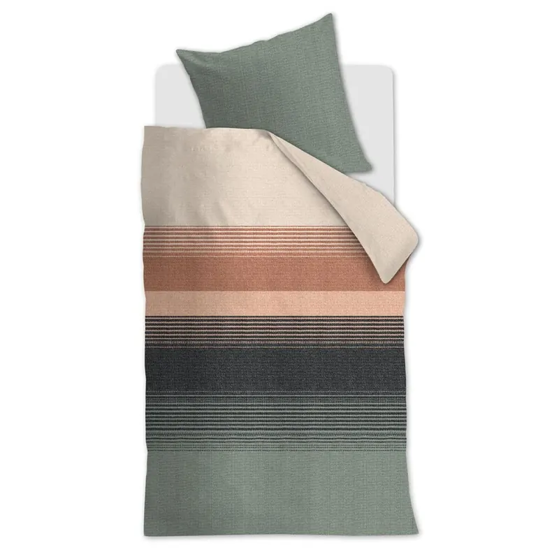 Beddinhouse Bettwäsche Renforcé Bruno Pastel + 1x 1 , 1 Pastell 155x220, 155 x 220 cm