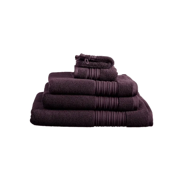 Beddinhouse Heimtextilie Baumwoll-F tee F teeware Sheer Dark Red Set A 3 set van 3 Gästetuch Dunkel 30x50, 30 x 50 cm