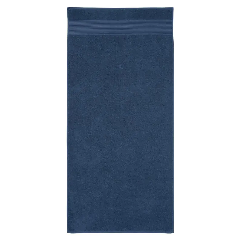 Beddinhouse Heimtextilie Baumwoll-Frottee Frotteeware Sheer Dark Blue 1 Duschtuch Dunkel 70 cm x 140 cm blau
