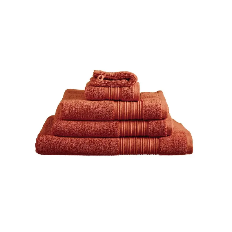Beddinhouse Heimtextilie Baumwoll-Frottee Frotteeware Sheer Set A 3 set van 3 x Waschlappen 16x22, 16 x 22 cm orange