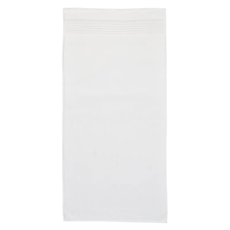 Beddinhouse Heimtextilie Baumwoll-Frottee Frotteeware Sheer White 1 Duschtuch 70 cm x 140 cm weiß
