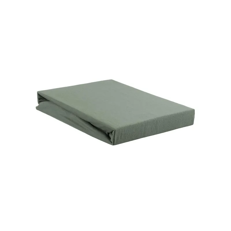 Beddinhouse Jersey Spannbettlaken , Baumwolle 160 Hl Green 80/ /220 80/ /220 cm Steghöhe: 30 cm 1 90x200, 90 x 200 grün