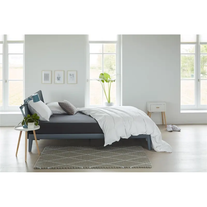 Beddinhouse Jersey Spannbettlaken , Baumwolle Hl Anthracite /210 /220 cm Steghöhe: 30 cm 1 Anthrazit 120x200, 120 x 200