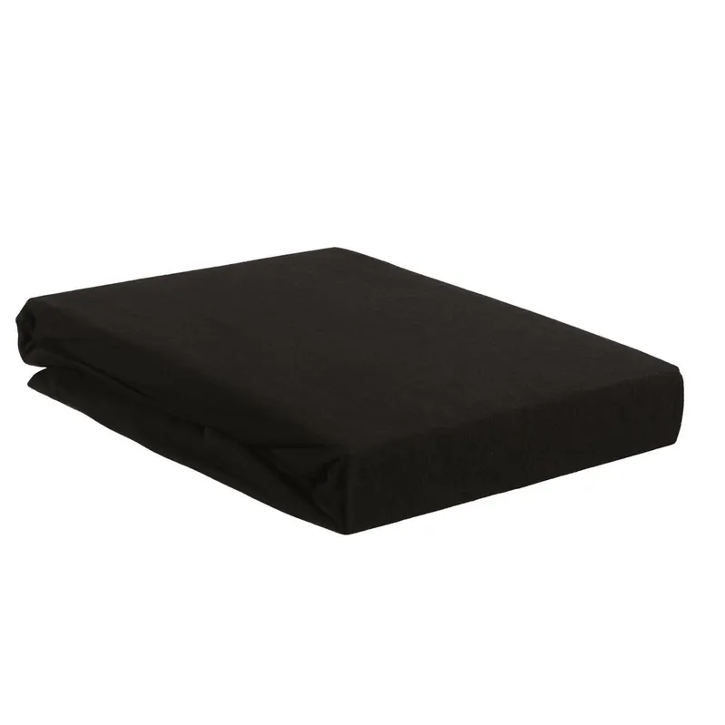 Beddinhouse Jersey Spannbettlaken , Baumwolle Hl Black /220 Cm Hh: 30 Cm /220 cm Steghöhe: 30 cm 1 160 x 200 schwarz