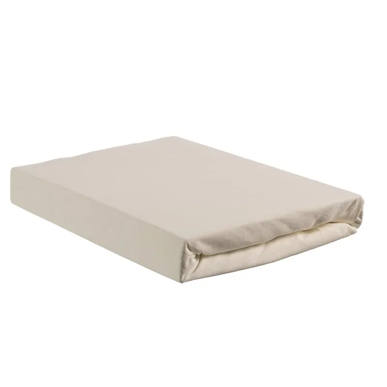 Beddinhouse Jersey Spannbettlaken , Baumwolle Hl Off-White /220 Cm Hh: 30 Cm /220 cm Steghöhe: 30 cm 1 Off-White 160 x