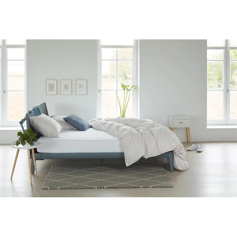 Beddinhouse Jersey Spannbettlaken , Baumwolle Hl White /220 Cm Hh: 30 Cm /220 cm Steghöhe: 30 cm 1 120 x 200 weiß