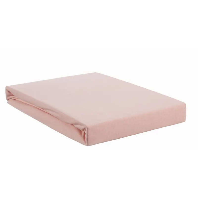 Beddinhouse Jersey Spannbettlaken -Elasthan Lycra Td Light Pink 180/ /220 Cm Hh: 10 Cm 180/ /220 cm Steghöhe: 10 cm 1
