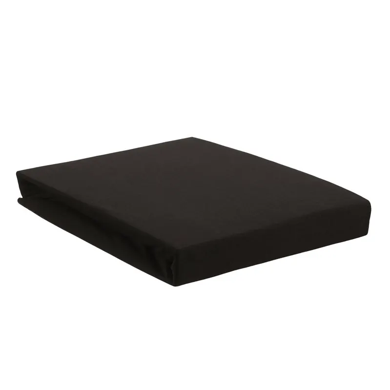 Beddinhouse Jersey Spannbettlaken -Elasthan Lycra Tds Black /220 Cm Hh: 10 Cm /220 cm Steghöhe: 10 cm 1 Splittopper- 160
