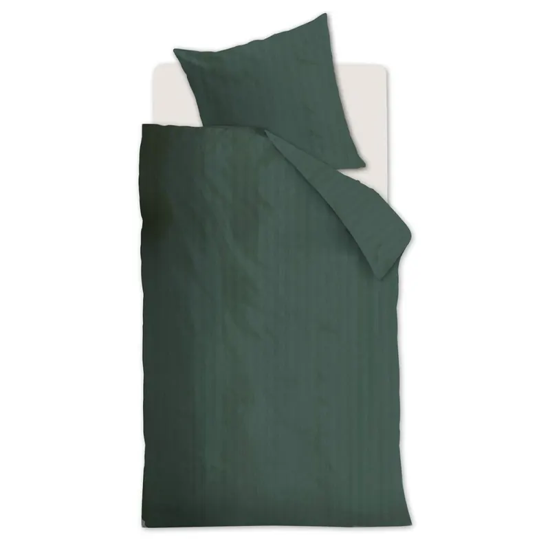 Beddinhouse Kissenbezug 100% Cotton, / Shine Dark Green 1 Dunkel 40x40, 173x67 grün