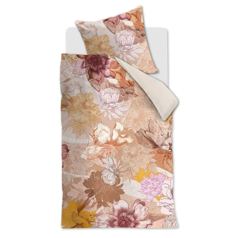 Beddinhouse Mako-Satin Bettwäsche Floraison Multi + 1x 1 , 1 Multi 155x220, 155 x 220 cm bunt