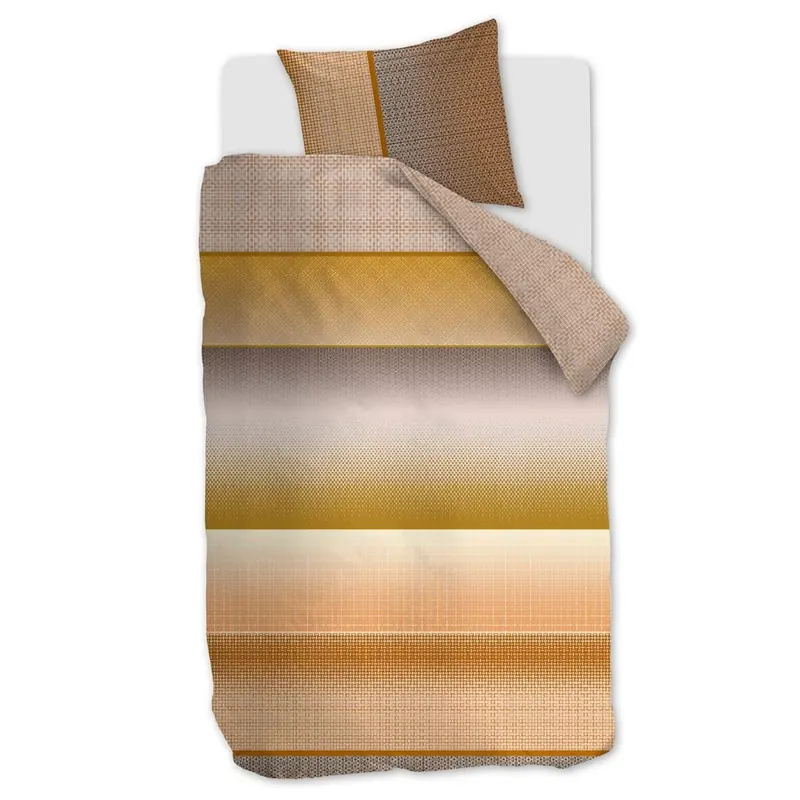 Beddinhouse Mako-Satin Bettwäsche O Tte Yellow + 1x 1 , 1 135x200, 135 x 200 cm gelb