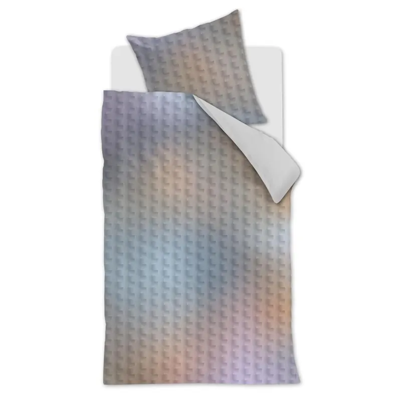 Beddinhouse Mako-Satin Bettwäsche Shimmer Multi + 1x 1 , 1 Multi 155x220, 155 x 220 cm bunt