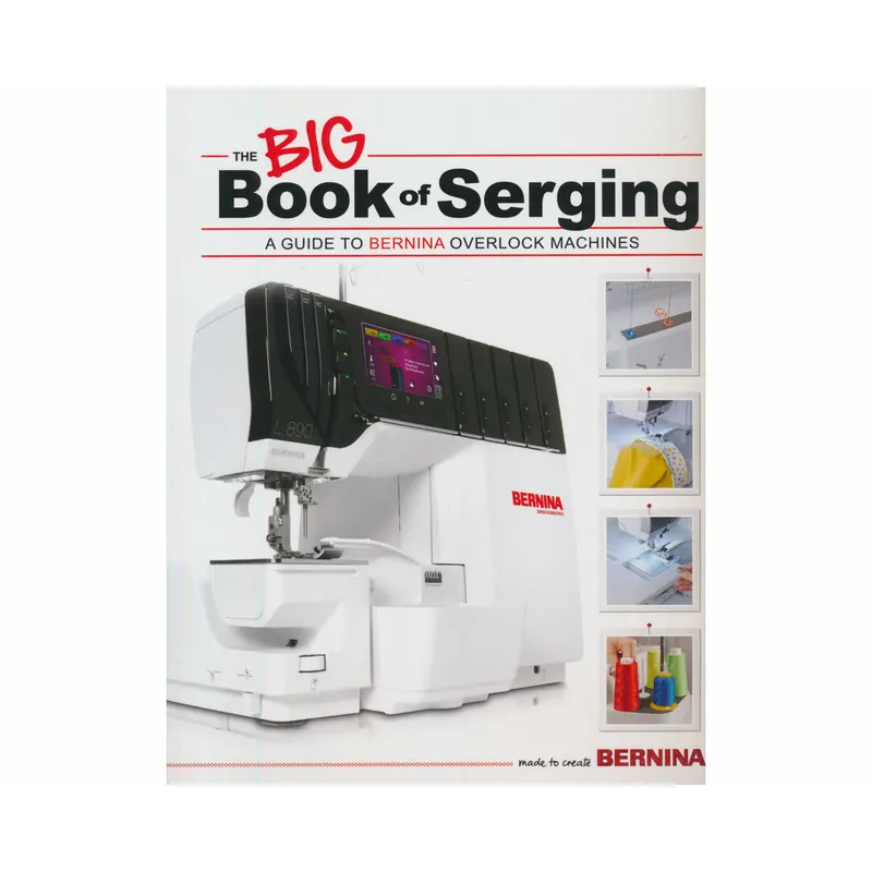 BERNINA Big Book of Serging, Overlocken & Covern, englisch