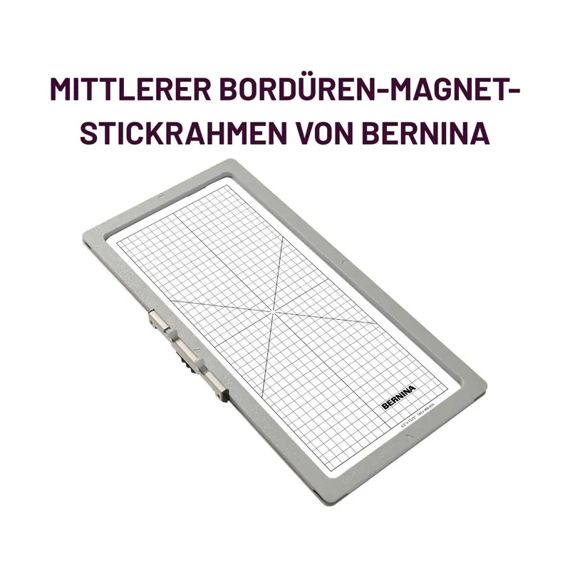BERNINA Bordüren-Magnet-Stickrahmen, medium, 16,5 x 40 cm