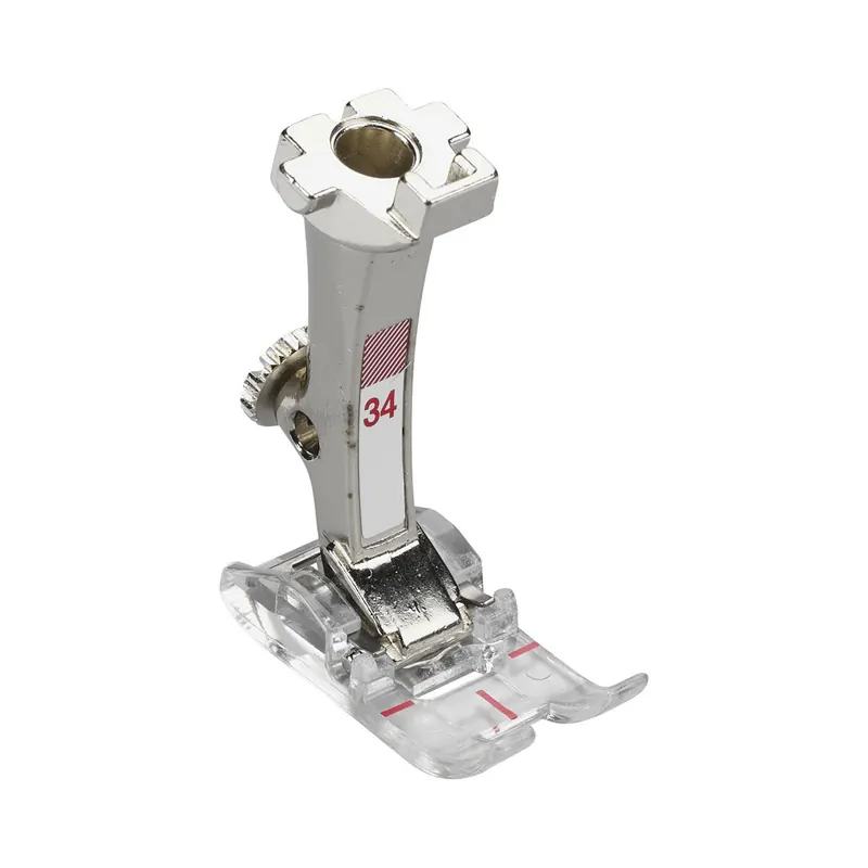 BERNINA Rücktransportfuß mit transparenter Sohle # 34