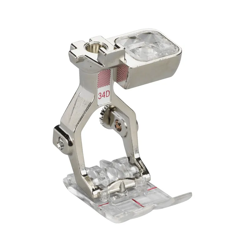 BERNINA Rücktransportfuß mit transparenter Sohle # 34D
