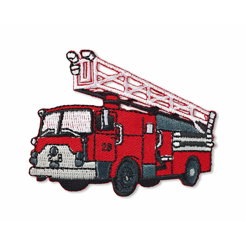 Bestickte Applikation FEUERWEHR mit Leiter, Prym