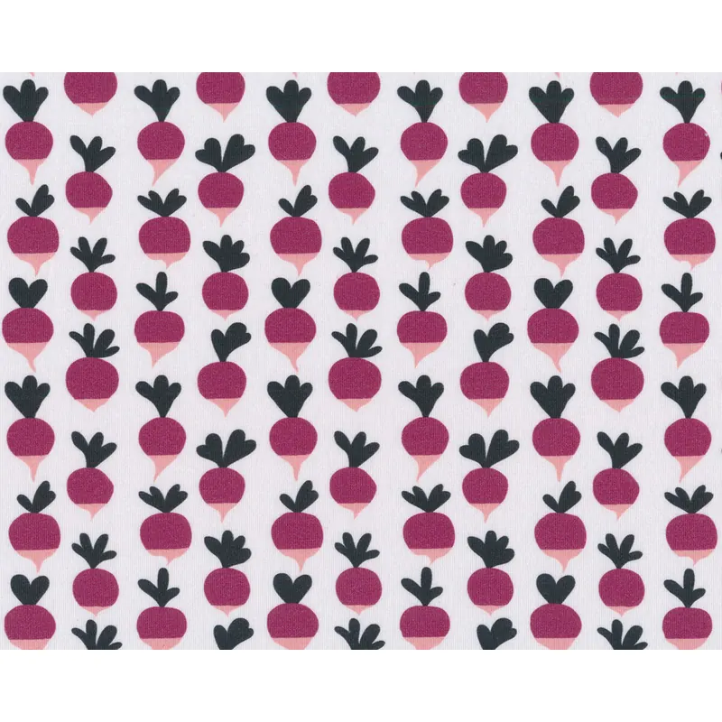 Bio-Baumwolljersey LITTLE RADISH, Radieschen, Lillestoff
