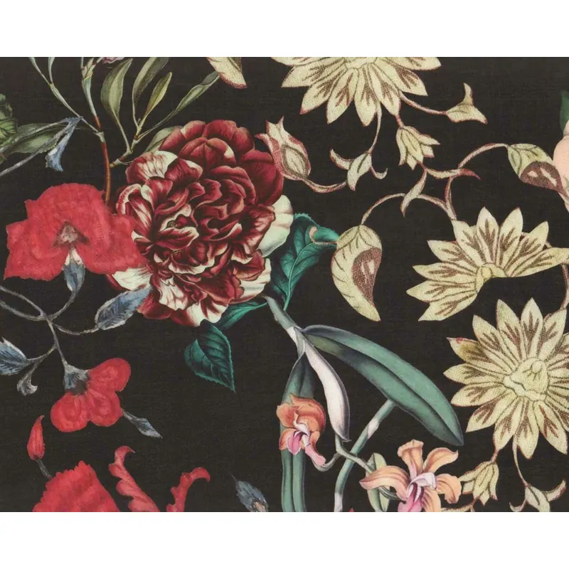 Bio-Baumwollstoff SANSSOUCI, barocke Blumen, C. Pauli