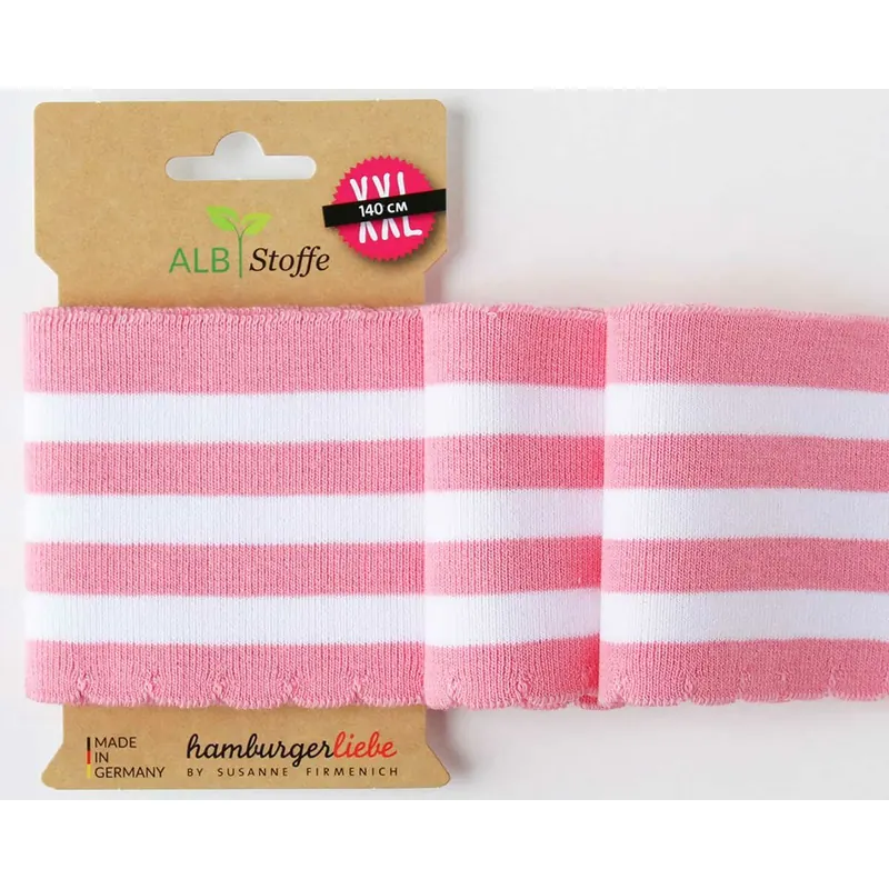 Bio-Bündchen CUFF ME WAVE WEEKENDER, rosa, Albstoffe