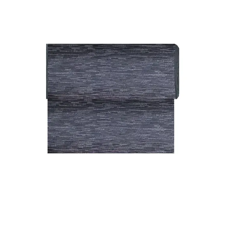 Bodenbelag Matte wetterfest Textiloberfläche schwarz meliert ca. 65 x 150 cm
