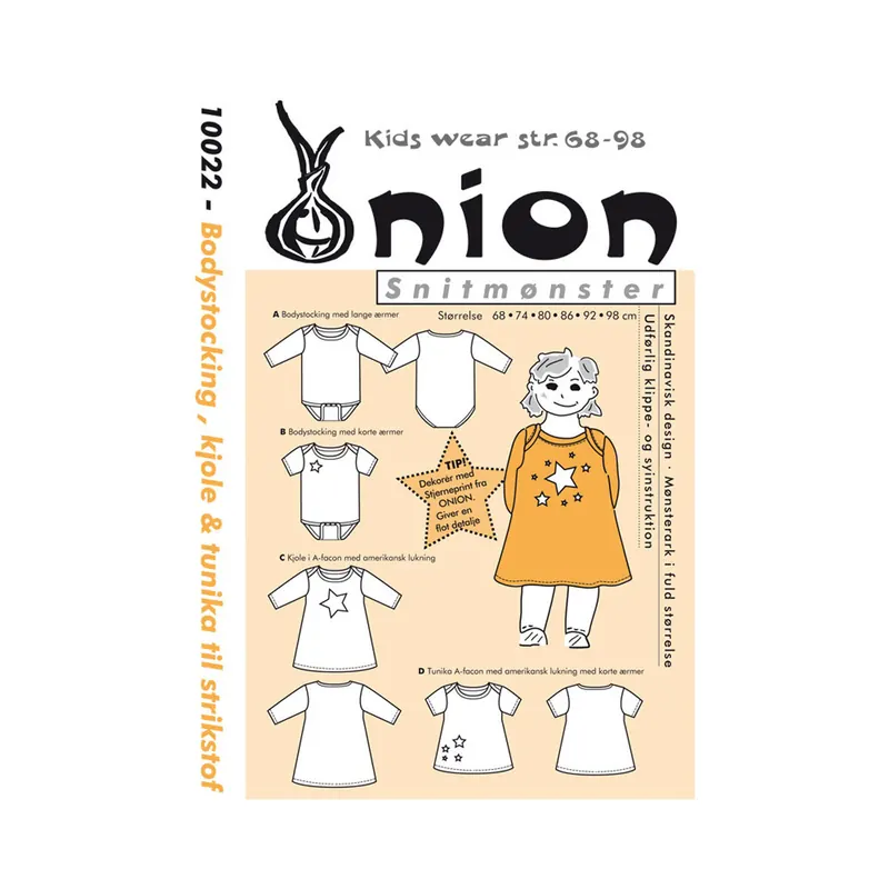 Body, Kleid und Tunika, Schnittmuster ONION 10022