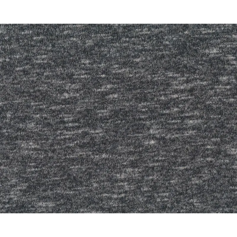 Boucle-Strickstoff CHALET, meliert, dunkelgrau, Hilco