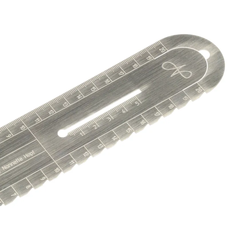 Bügelhandmaß EDELSTAHL, 20 cm