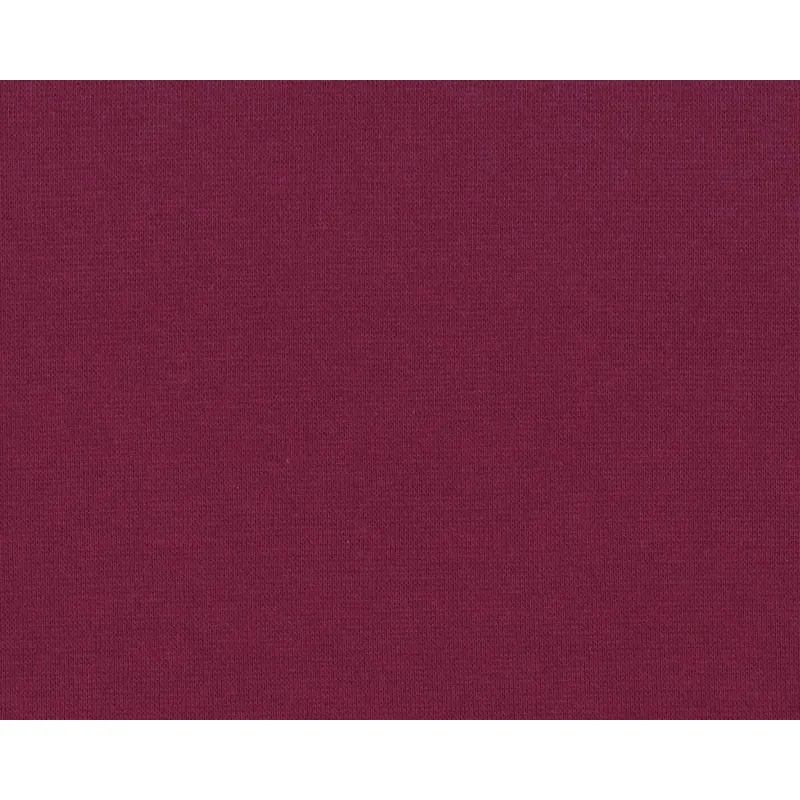 Bündchen-Stoff FEINRIPP LIGHT, aubergine, Swafing
