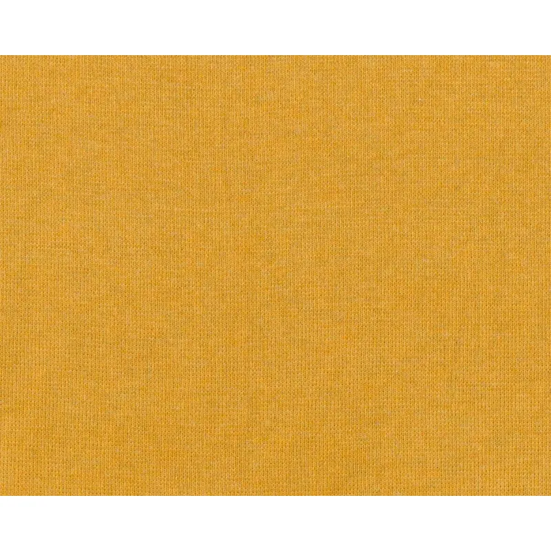Bündchen-Stoff FEINRIPP MELANGE, helles orange meliert