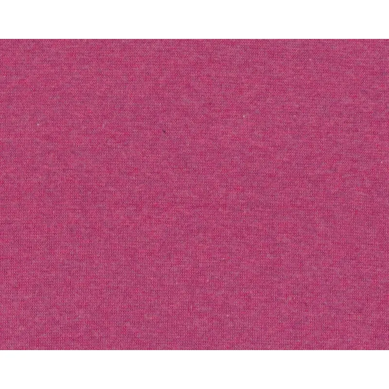 Bündchen-Stoff MELANGE LIGHT, fuchsia meliert