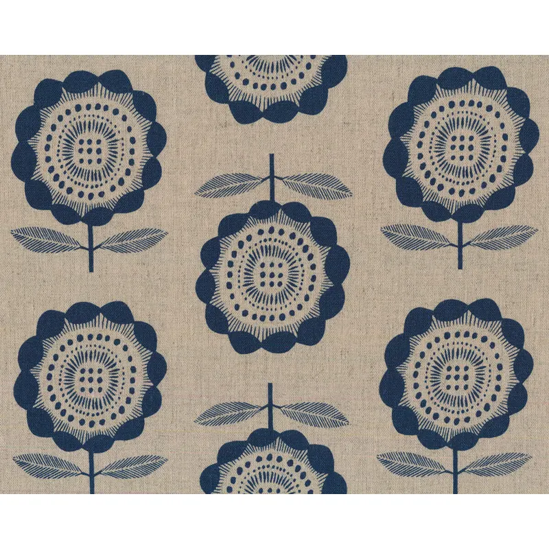 Canvas-Patchworkstoff KIBORI, Kreisblumen, Cotton + Steel