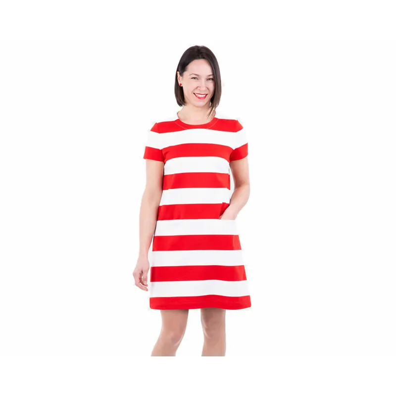 Damen-Schnittmuster A-Linien-Kleid STACEY, pattydoo