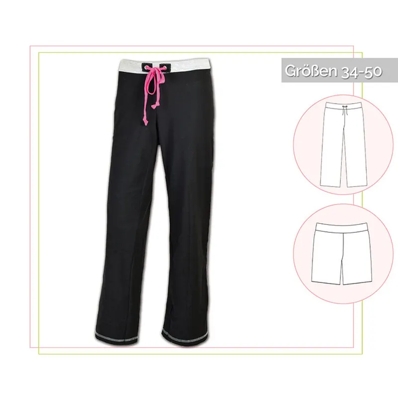 Damen-Schnittmuster Freizeithose, lillesol women No.1