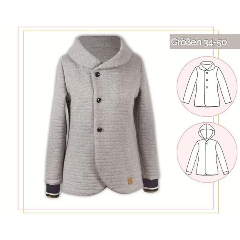 Damen-Schnittmuster Jacke SIERRA, lillesol women No.33