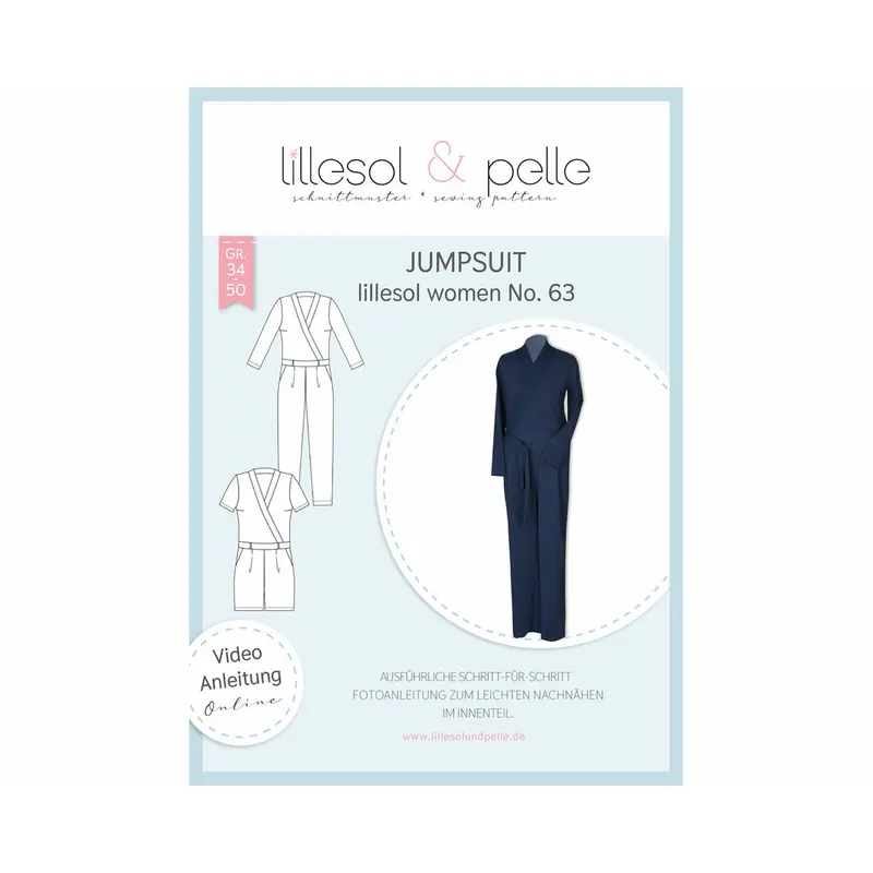 Damen-Schnittmuster Jumpsuit, lillesol women No.63
