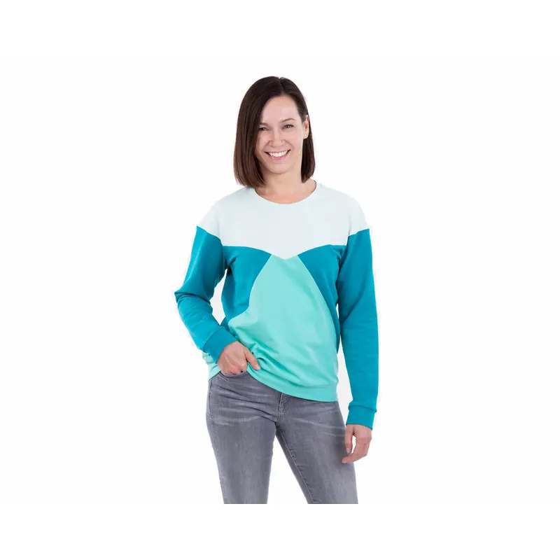 Damen-Schnittmuster Pullover ZOEY, pattydoo