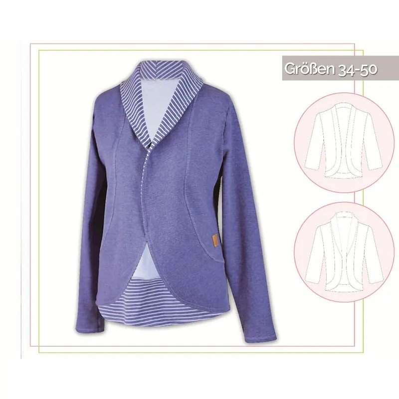 Damen-Schnittmuster Strickjacke Cardigan, lillesol women No.29