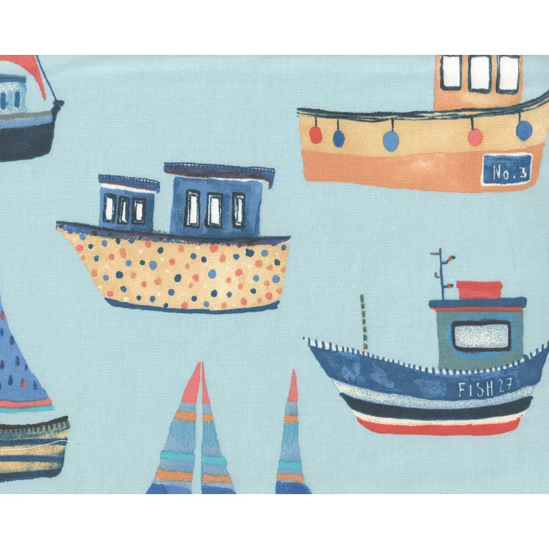 Dekostoff BEACHCOMBER, Segelboote, Clarke & Clarke
