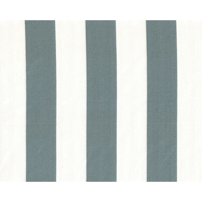 Dekostoff, Canvas EDGEWORTH, Blockstreifen Fischgrat, taubenblau-weiß, Clarke & Clarke
