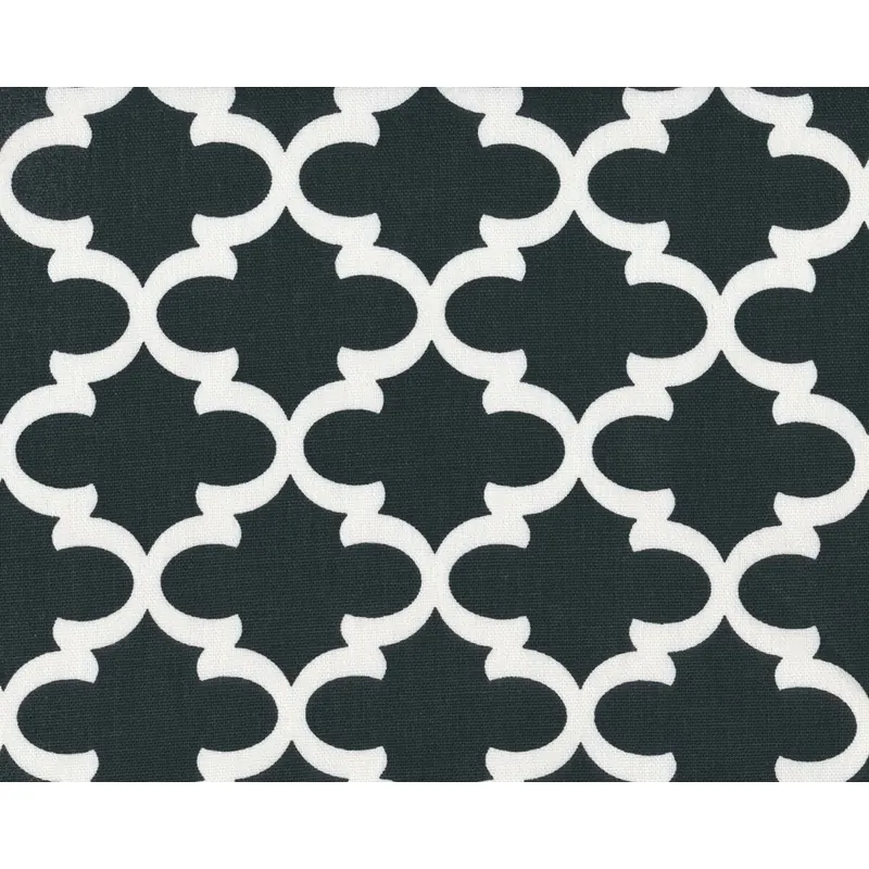 Dekostoff PREMIER PRINTS, Ornament-Gitter, schwarz